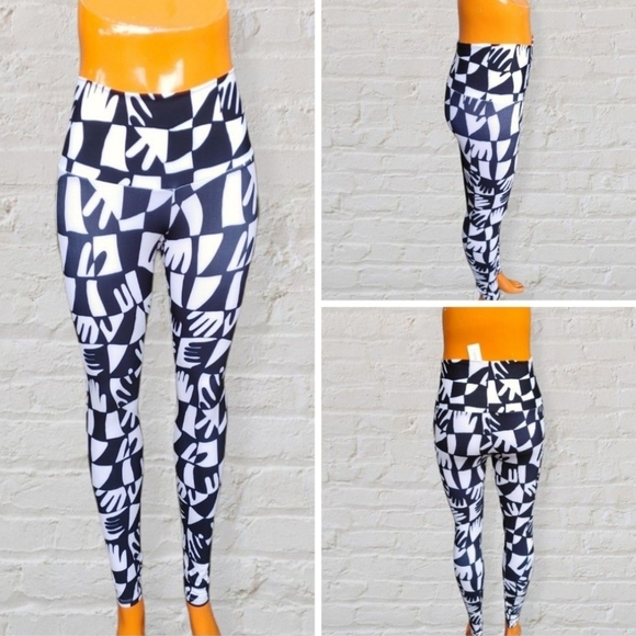 NEW Anthropologie hand print leggings size S - Picture 3 of 9